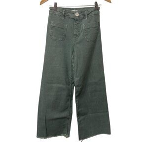 Zara Sage Green Wide Leg Pants